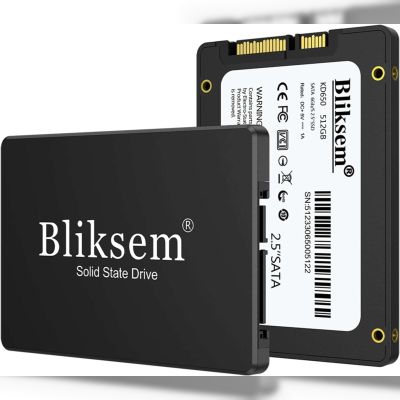 Bliksem KD650 SSD 512 GB SATA III 6 GB/s - Disco Duro SSD Interno de 2,5 Pulgadas, Velocidad de Lectura de hasta 550 MB/s, Compatible con Ordenadores de Escritorio y portátiles (Negro 512 GB)