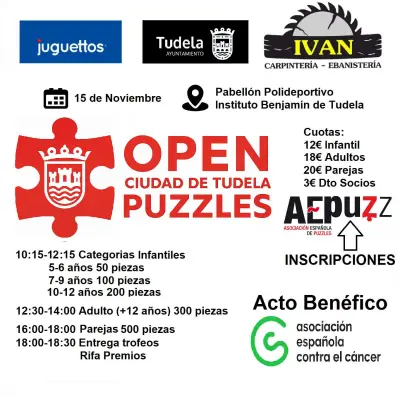 I Open Ciudad de Tudela de puzzles