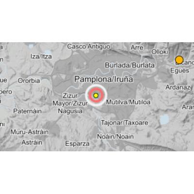 ¿Has notado el terremoto en Pamplona? El Instituto Geográfico Nacional detalla su epicentro