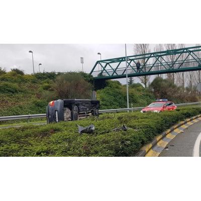 ¿Cuáles son los cuatro tramos de concentración de accidentes de la ronda de Pamplona?