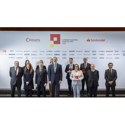 La empresa salmantina Tebrio Group, Premio Nacional Pyme del Año 2025, organizado por Cámara de España y Banco Santander