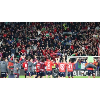 Nuevo récord de asistencia en Liga en El Sadar y noche grande ante el Madrid