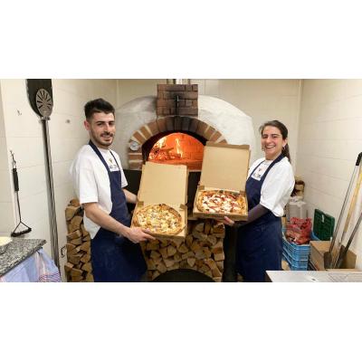Matteo y Alessia, desde Amsterdam a Pamplona para abrir su nueva pizzería con horno de leña