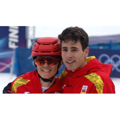 Oriol Cardona y Ana Alonso ganan la octava medalla española en unos Juegos de invierno