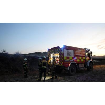 Varios animales afectados en el incendio de una granja de ovejas en Artajona