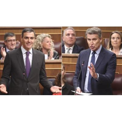Directo | Feijóo pide a Sánchez que "desclasifique" información sobre los casos de corrupción, los viajes en Falcón y los PGE