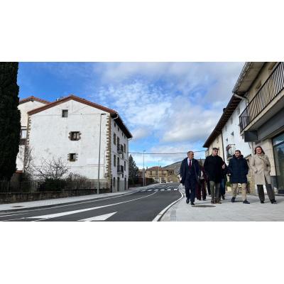Yesa estrena el acondicionamiento y reforma de la travesía con un coste de 1,3 millones de euros