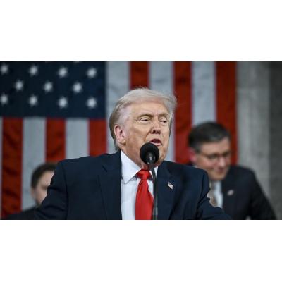 Trump cumple el guion: carga contra demócratas, migrantes y defiende los aranceles