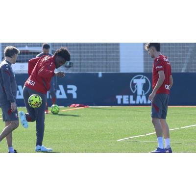 Fotos del entrenamiento de Osasuna de este 25 de febrero