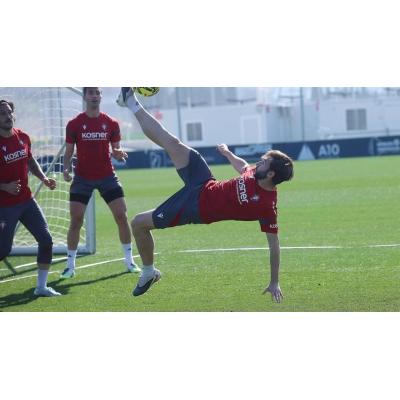 Fotos del entrenamiento de Osasuna del viernes 27 de febrero