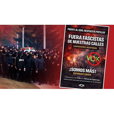 Radicales proetarras se organizan en redes sociales para reventar un acto de Vox en Navarra
