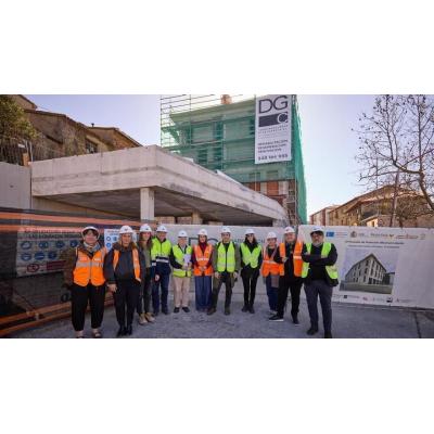 Las obras de doce viviendas públicas de alquiler en Lumbier finalizarán en junio