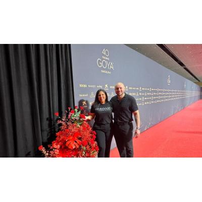 La alfombra roja de los Goya viste flores navarras