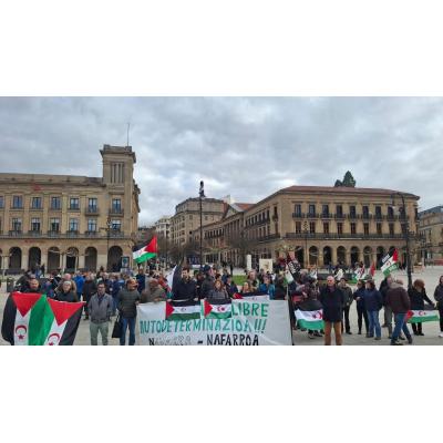 Navarra celebra el 50 aniversario de la RASD con una concentración festiva en Pamplona