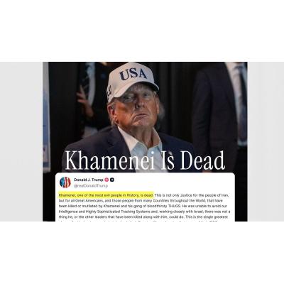 Trump anuncia la muerte del líder supremo iraní Alí Jamenei en los ataques de EE UU e Israel