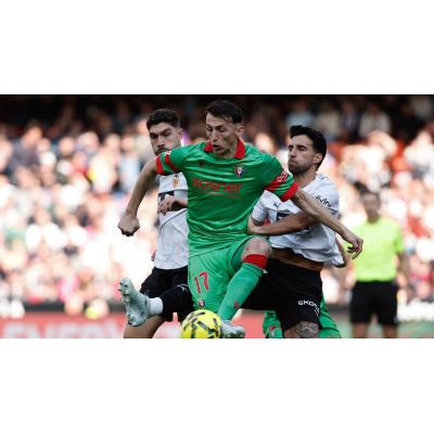 Así hemos contado en directo el partido entre Valencia y Osasuna en el estadio de Mestalla