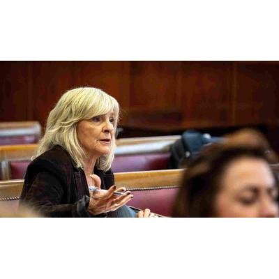 María Caballero acorrala a Zapatero en el Senado y le obliga a admitir que cobró medio millón de su conseguidor