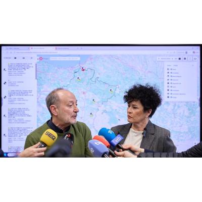Navarra actualiza su visor en tiempo real de las carreteras: eventos, radares, retenciones...