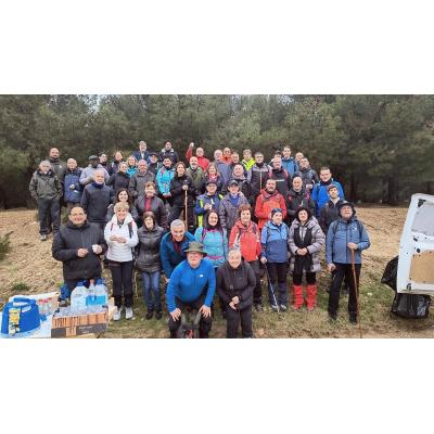 Fotos de los grupos de la Ribera durante la primera Javierada de 2026