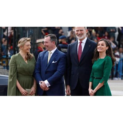 Los Reyes reciben a los Grandes Duques de Luxemburgo, de visita oficial en España