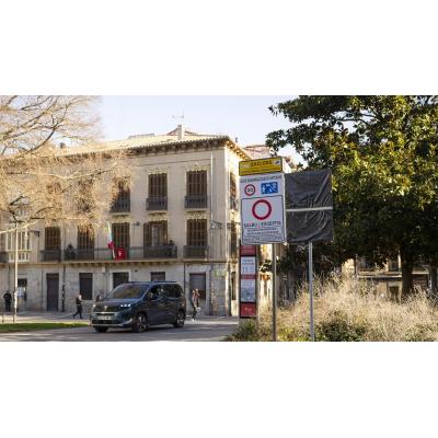 La Zona de Bajas Emisiones de Pamplona reduce el tráfico, pero menos de lo esperado