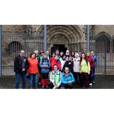 Fotos de los grupos de Tierra Estella durante la primera Javierada de 2026