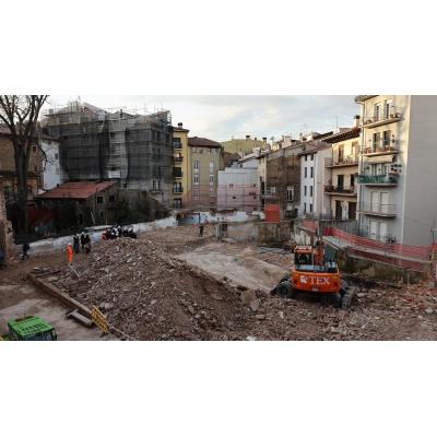 Pamplona sondea con georradar en el solar OSCUS para detectar restos arqueológicos