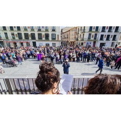 Fotos de las concentraciones en Navarra por el 8 de marzo, Día Internacional de las Mujeres