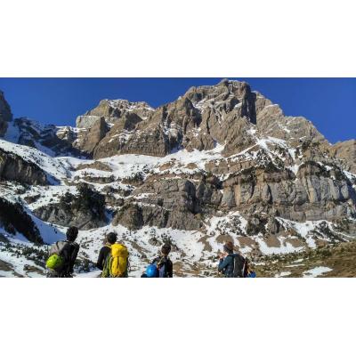 Rescatados dos navarros en Peña Telera tras un operativo de 15 horas por la noche