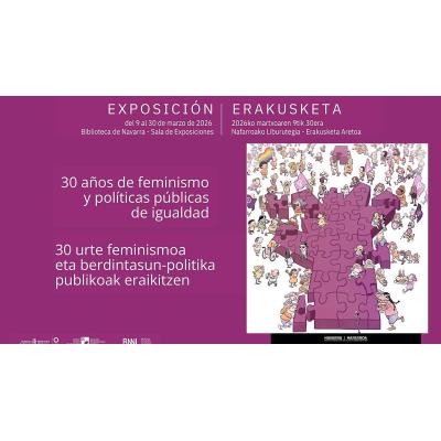 30 años, 30 campañas por la igualdad, en la Biblioteca de Navarra