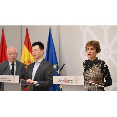 Arranca "la historia de un éxito" con el anuncio de implantación de Hithium en Navarra