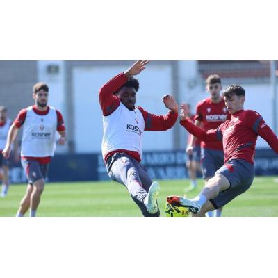 Fotos del entrenamiento de Osasuna del 10 de marzo