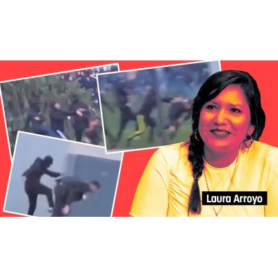 Las redes resucitan a la tertuliana podemita que llamó "autodefensa" a apalear a un periodista en Pamplona
