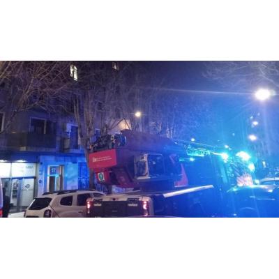 Un incendio afecta a una vivienda en la calle Bernardino Tirapu