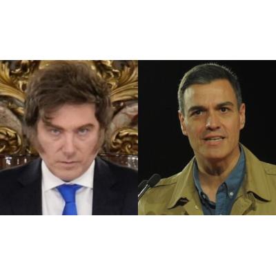 Milei insulta a Pedro Sánchez en su visita a Madrid: "Impresentable"
