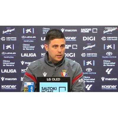 Alessio Lisci, sobre el partido ante la Real: "Debemos tener ganas de hacer bien las cosas"