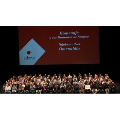 Estos son los 226 donantes de sangre homenajeados