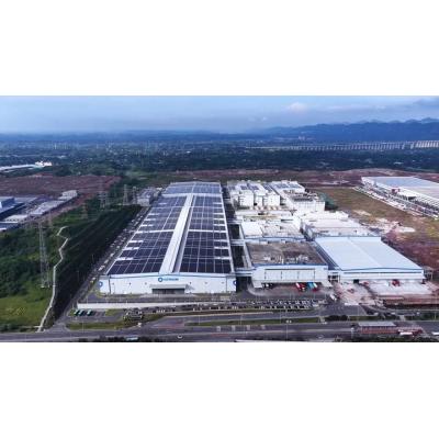 Hithium, la compañía que va a implantarse en Navarra, tiene una planta de baterías en China de un kilómetro de largo