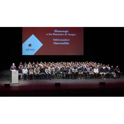 Homenaje anual de ADONA a los donantes de sangre
