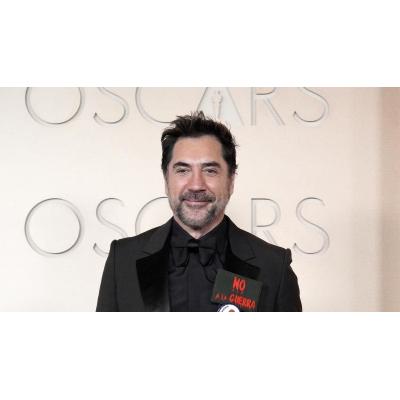 Javier Bardem luce el 'No a la guerra' en los Óscar y clama contra "la acciones criminales de Netanyahu y de Trump"