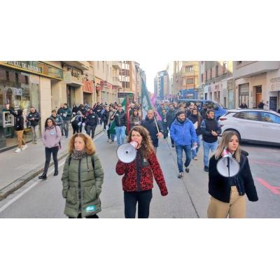 La huelga general del 17 de marzo, en imágenes