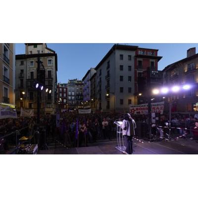 Manifestación vespertina para reclamar un SMI propio para Navarra