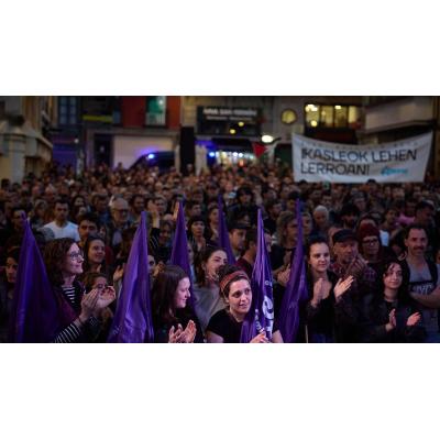 Fotos de la huelga general en Navarra por el salario mínimo de 1.500 euros