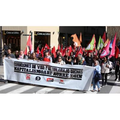 CGT, EHKS, Solidari y CNT reivindican la “solidaridad de clase” para superar el capitalismo