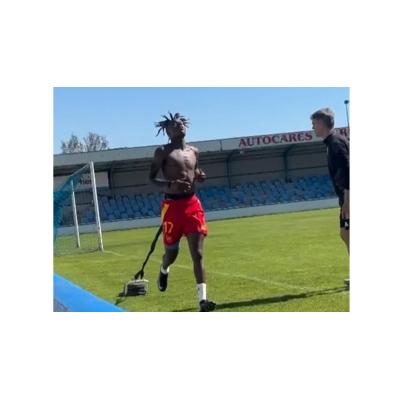 Nico Williams se pone a punto en Tafalla