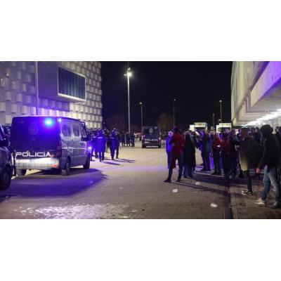 Cuatro detenidos por los incidentes en El Sadar tras el Osasuna-Real Madrid