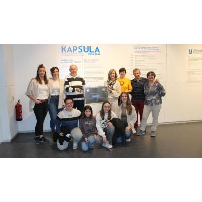 La Kápsula de la igualdad guarda en Aoiz más de cien mensajes hasta 2046