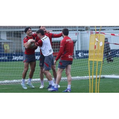 Fotos del entrenamiento de Osasuna en Tajonar del jueves 19 de marzo