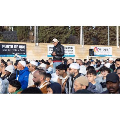 Alrededor de 1.500 personas participan en Tudela en la oración que cierra el Ramadán