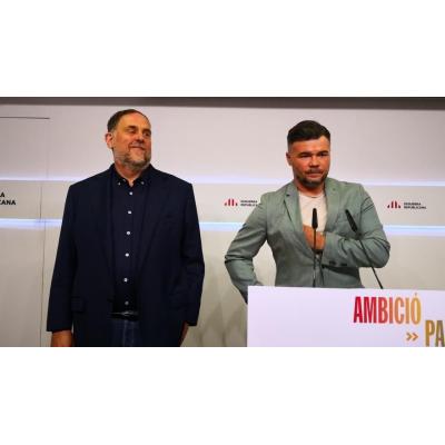 Junqueras reitera su 'no' al frente de izquierdas de Rufián: "ERC se presentará como tal en todas partes"